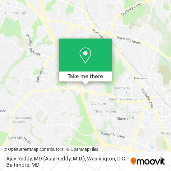 Mapa de Ajay Reddy, MD (Ajay Reddy, M.D.)