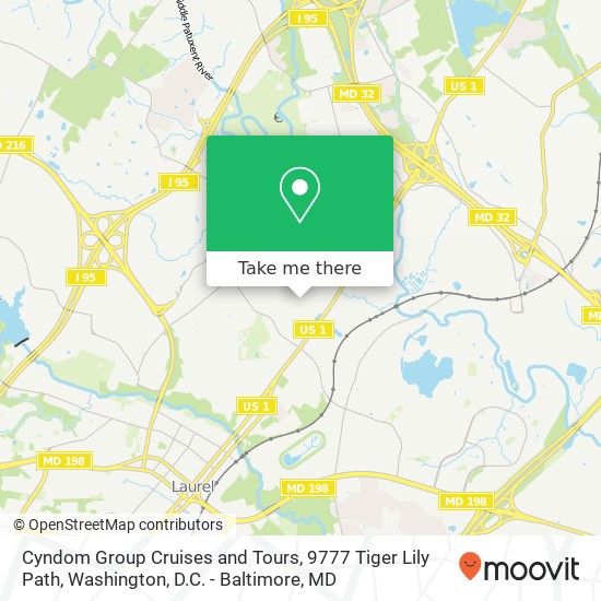 Cyndom Group Cruises and Tours, 9777 Tiger Lily Path map