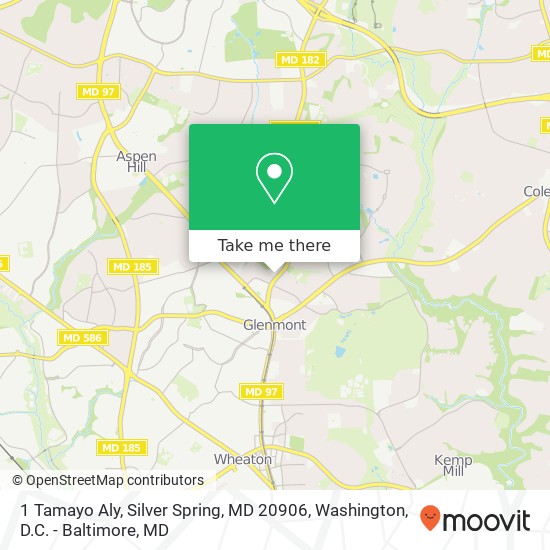 1 Tamayo Aly, Silver Spring, MD 20906 map