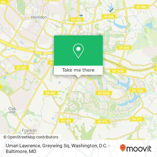 Mapa de Uman Lawrence, Greywing Sq