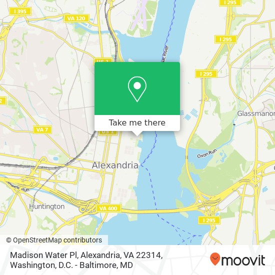 Madison Water Pl, Alexandria, VA 22314 map