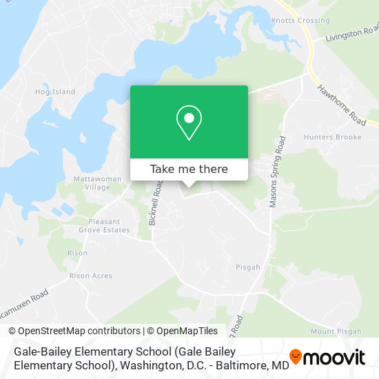 Gale-Bailey Elementary School map