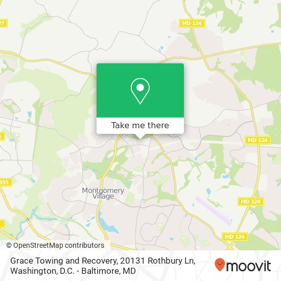 Mapa de Grace Towing and Recovery, 20131 Rothbury Ln