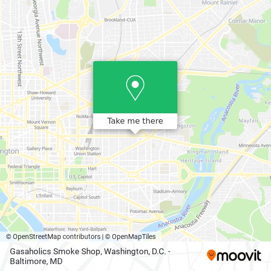Gasaholics Smoke Shop map