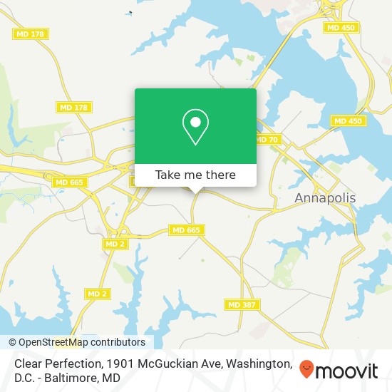 Clear Perfection, 1901 McGuckian Ave map