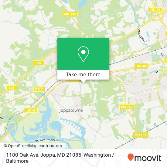 1100 Oak Ave, Joppa, MD 21085 map