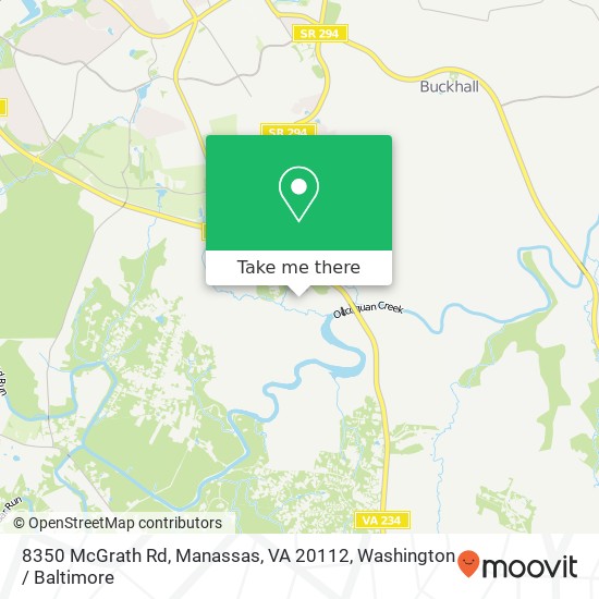 8350 McGrath Rd, Manassas, VA 20112 map