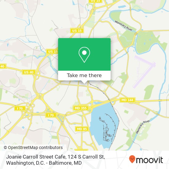 Joanie Carroll Street Cafe, 124 S Carroll St map