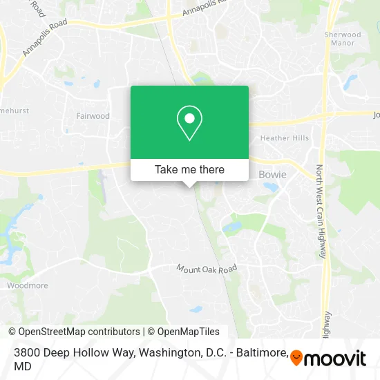 3800 Deep Hollow Way map