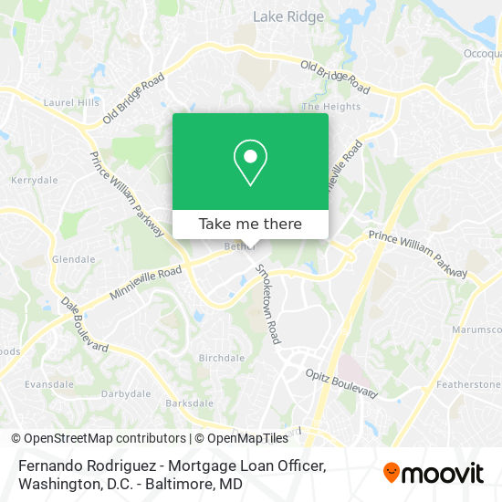 Mapa de Fernando Rodriguez - Mortgage Loan Officer