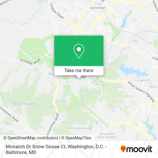 Monarch Dr Snow Goose Ct map