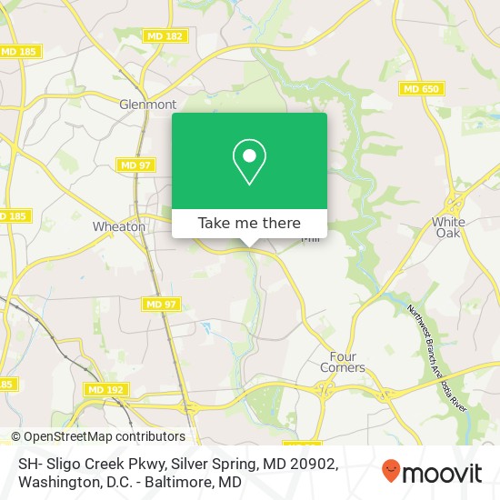 SH- Sligo Creek Pkwy, Silver Spring, MD 20902 map