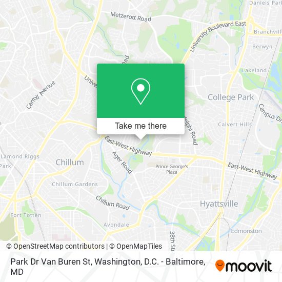 Mapa de Park Dr Van Buren St