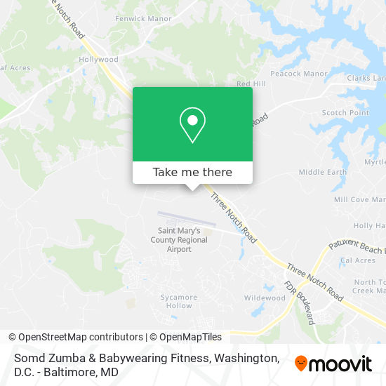 Somd Zumba & Babywearing Fitness map