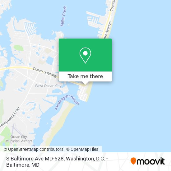 Mapa de S Baltimore Ave MD-528