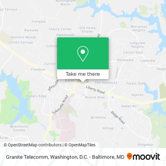 Granite Telecomm map