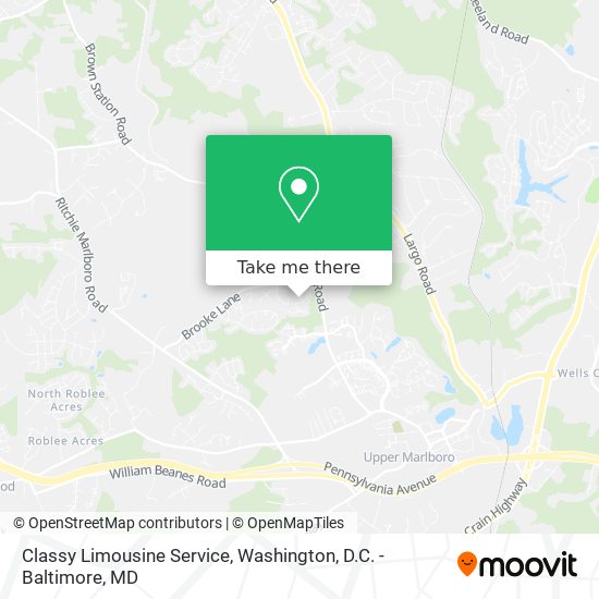 Mapa de Classy Limousine Service