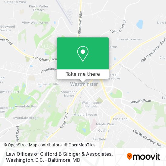 Law Offices of Clifford B Silbiger & Associates map