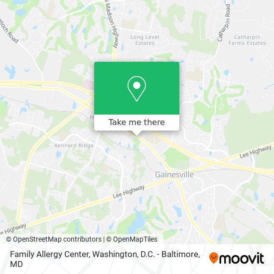 Mapa de Family Allergy Center