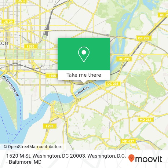 1520 M St, Washington, DC 20003 map