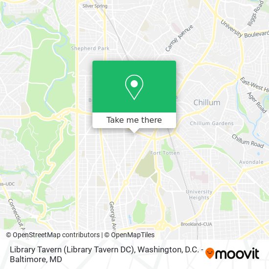 Library Tavern (Library Tavern DC) map