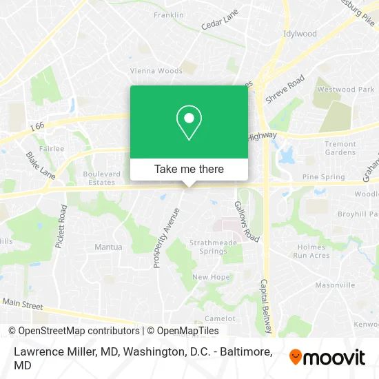 Lawrence Miller, MD map