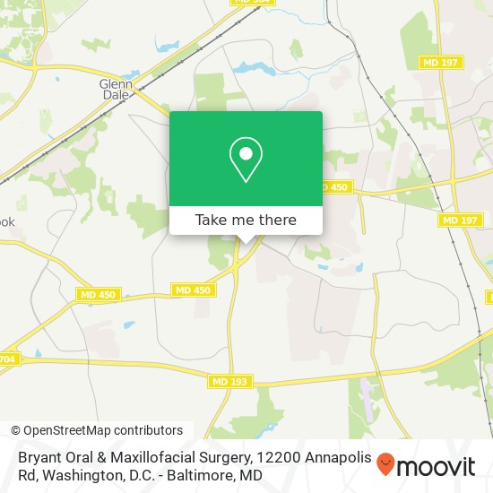 Bryant Oral & Maxillofacial Surgery, 12200 Annapolis Rd map