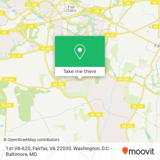 1st VA-620, Fairfax, VA 22030 map