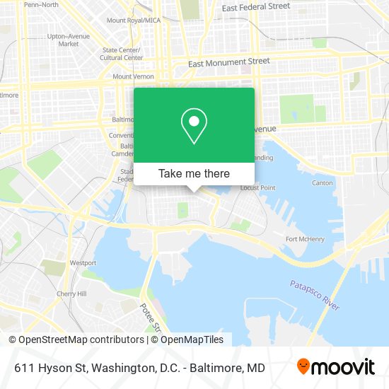 611 Hyson St, Baltimore, MD 21230 map