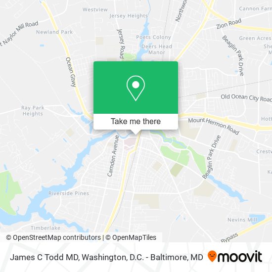 Mapa de James C Todd MD