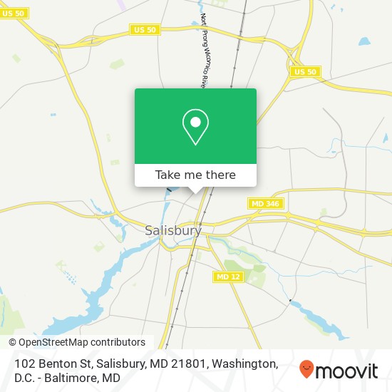 102 Benton St, Salisbury, MD 21801 map