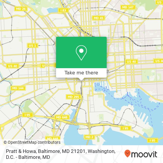 Pratt & Howa, Baltimore, MD 21201 map