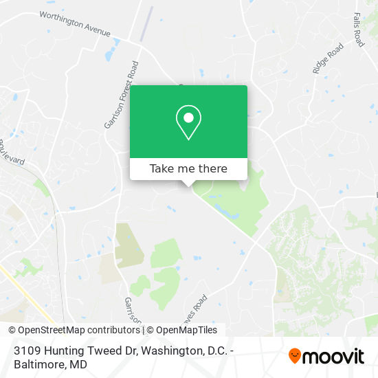 3109 Hunting Tweed Dr map