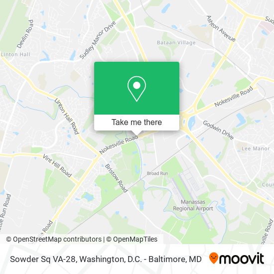 Sowder Sq VA-28 map