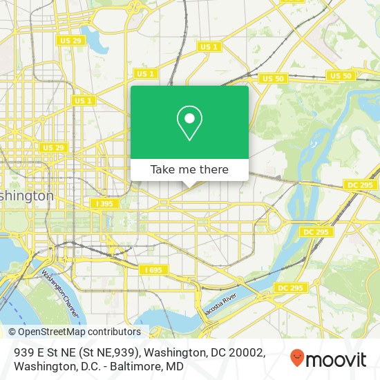 939 E St NE (St NE,939), Washington, DC 20002 map