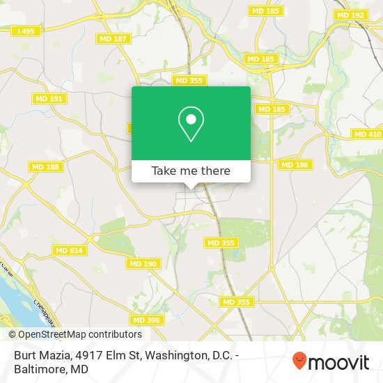 Burt Mazia, 4917 Elm St map