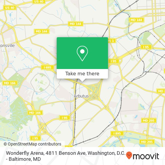 Wonderfly Arena, 4811 Benson Ave map