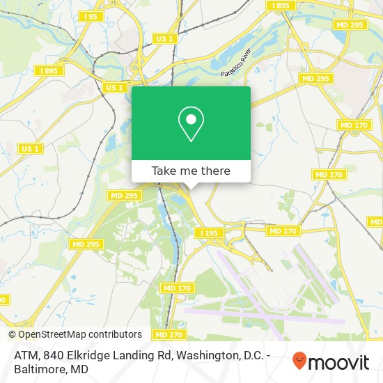 ATM, 840 Elkridge Landing Rd map