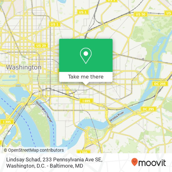 Lindsay Schad, 233 Pennsylvania Ave SE map