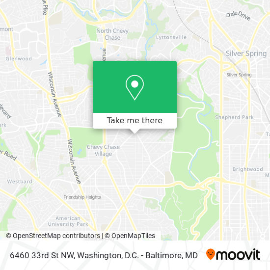 Mapa de 6460 33rd St NW