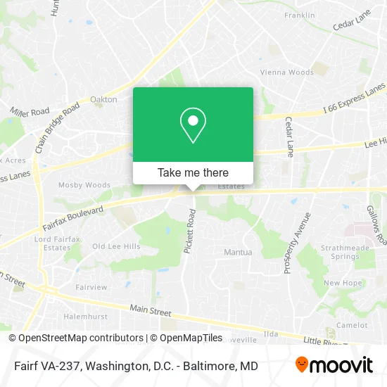 Fairf VA-237 map
