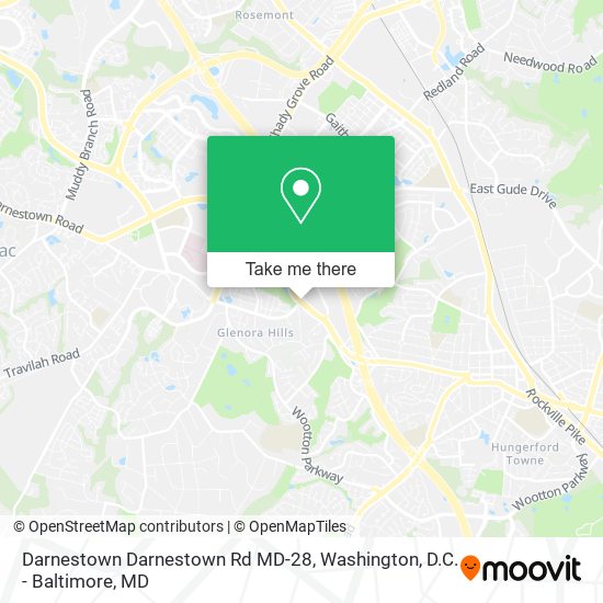 Mapa de Darnestown Darnestown Rd MD-28