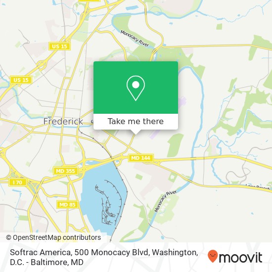 Softrac America, 500 Monocacy Blvd map