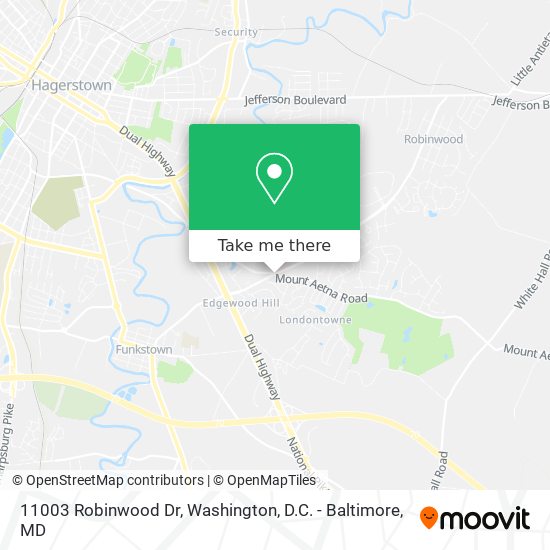 11003 Robinwood Dr map