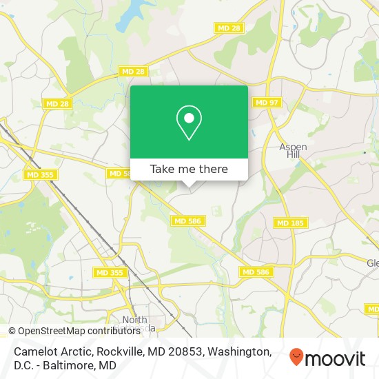 Camelot Arctic, Rockville, MD 20853 map