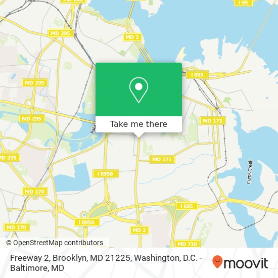 Freeway 2, Brooklyn, MD 21225 map