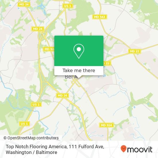 Top Notch Flooring America, 111 Fulford Ave map