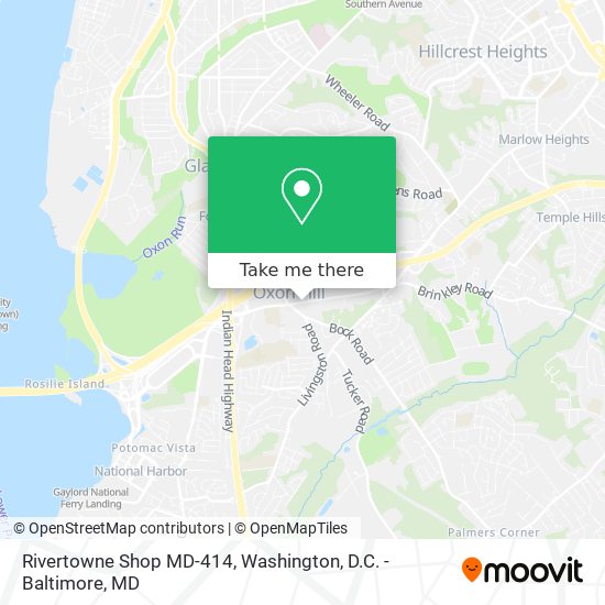 Rivertowne Shop MD-414 map