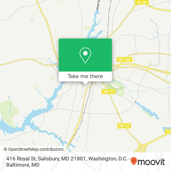 416 Royal St, Salisbury, MD 21801 map