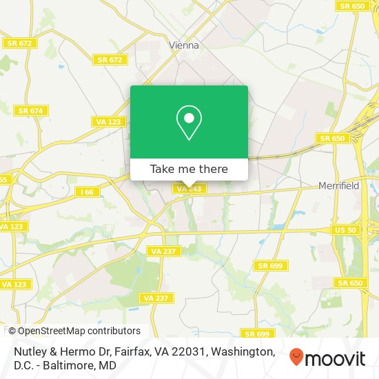 Nutley & Hermo Dr, Fairfax, VA 22031 map